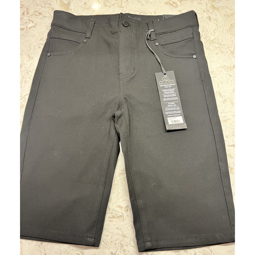 Liverpool NWT Black Gia Glider Cruiser Bermuda Shorts Women 4/27